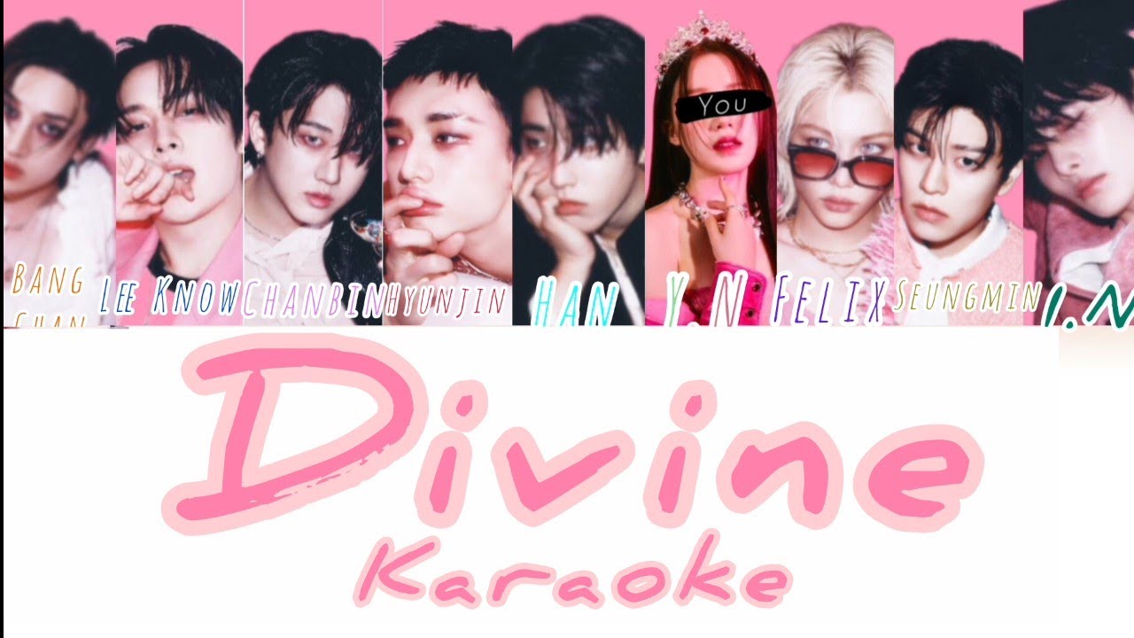 Sing with Stray Kids🎤 |Divine| Karaoke/ you as a member/ Color Coded #karaoke #straykids #jyp 스트레이키즈