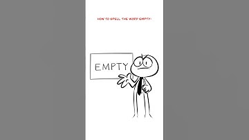 How To Spell EMPTY 😄 (Animation Meme) #shorts