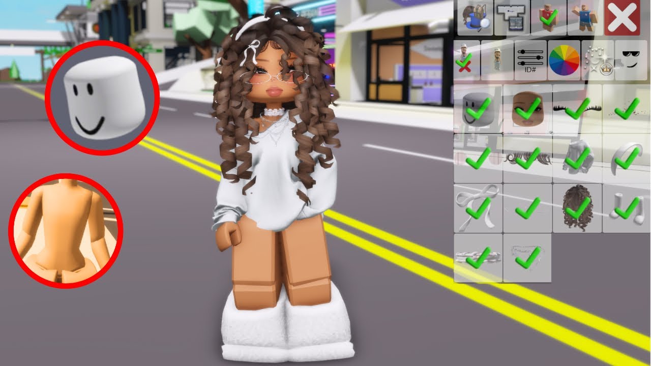 CÓDIGO SKIN NOVA PATY COM ITENS 3D DO BROOKHAVEN (com torço) #brookhaven #roblox