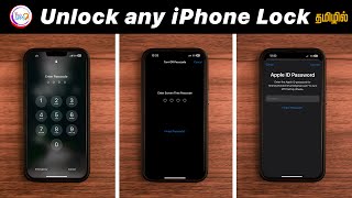 Unlock Any iPhone Lock Without iTunes in Tamil @TechApps Tamil