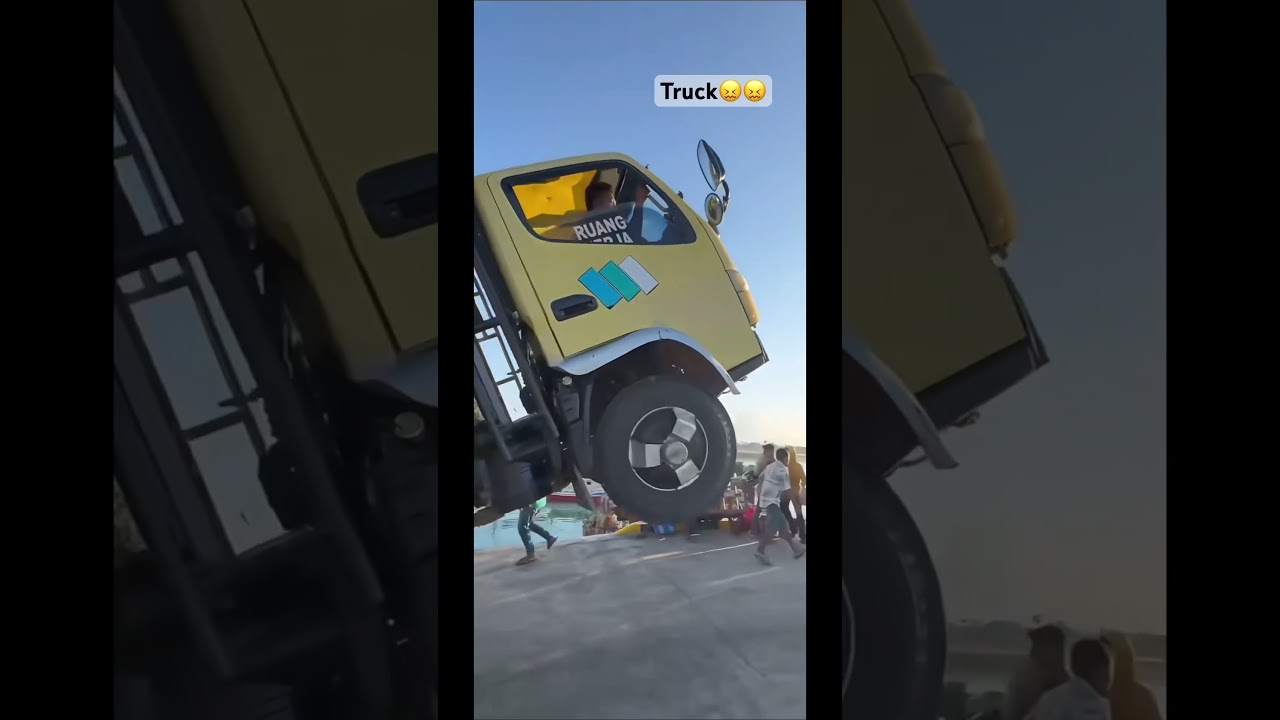 🚛 *"SHOCKING MOMENT! Truck FLIPS OVER Due to OVERLOADING!* ⚠️