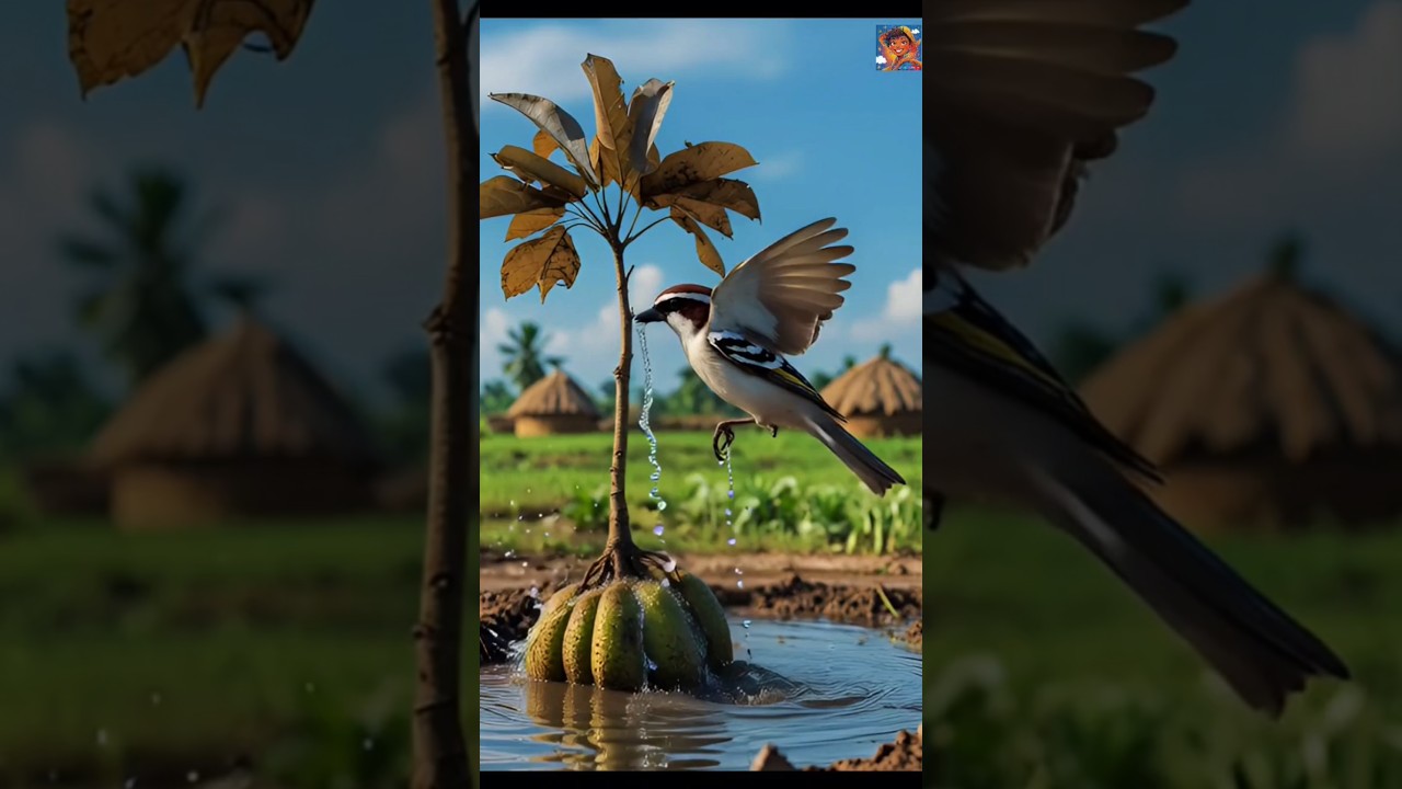 Sparrow's Brave Fight to Save His Tree !!🌳🐦