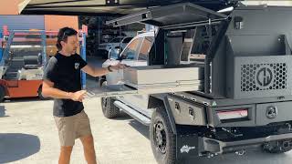 Dunn & Watson SUPER DUTY Custom Tray & Canopy - Ford Ranger Super Duty Dual Cab