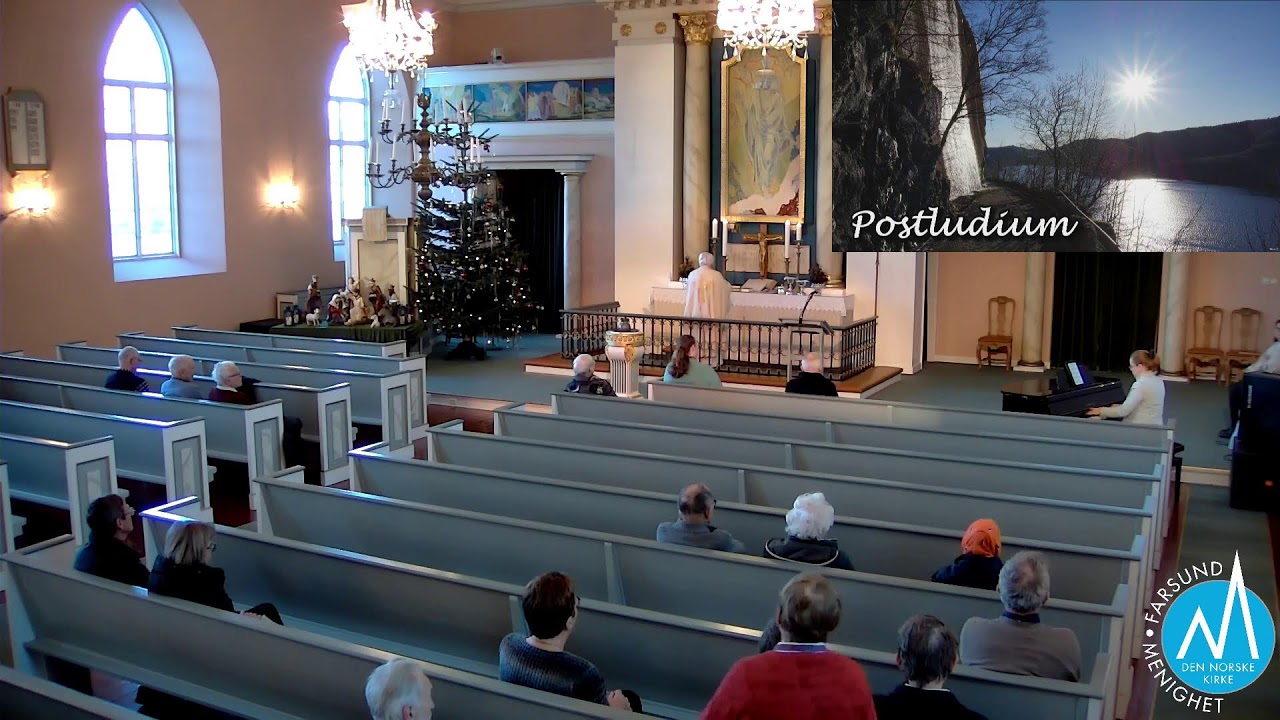 Velkommen til gudstjeneste på Helligtrekongersdag i Frelserens kirke, Farsund, 04.01.26 kl 