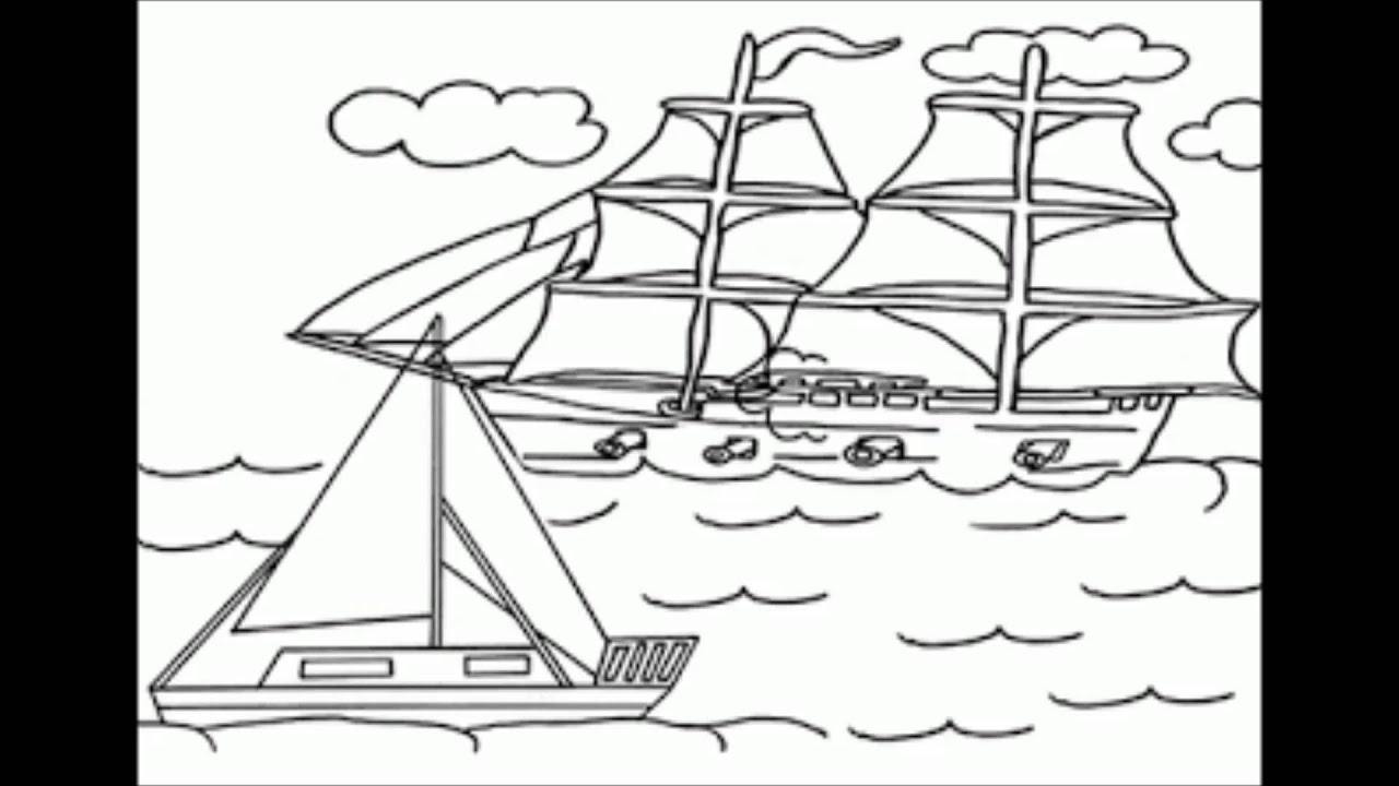 desenhos para pintar figuras de navio cruzeiros caribe youtube