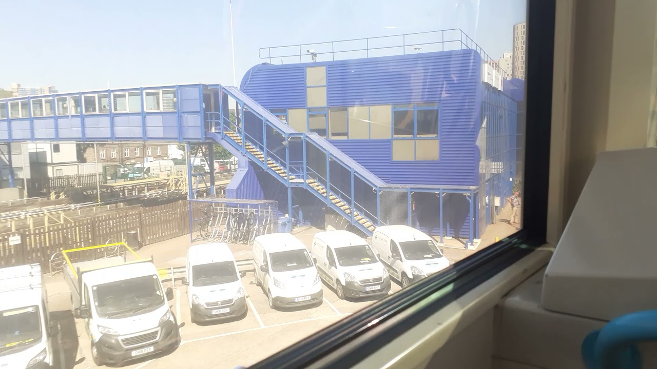 London dlr full journey from Tower Gateway to Becton Via poplar and Canning Town