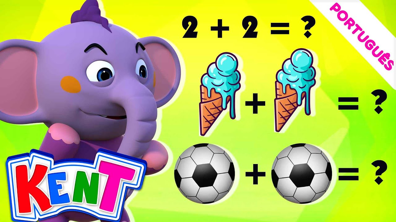 ⁣Kent o Elefante | Aprenda a Adicionar e Contar | Educativos 🧮 KENT Estão Aprendendo Matemática