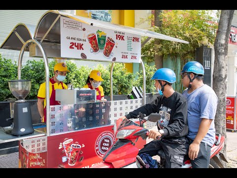 Video Xe Đẩy Cafe Take Away - Quầy Bán Cà Phê Mang Đi, Khởi... - youtube