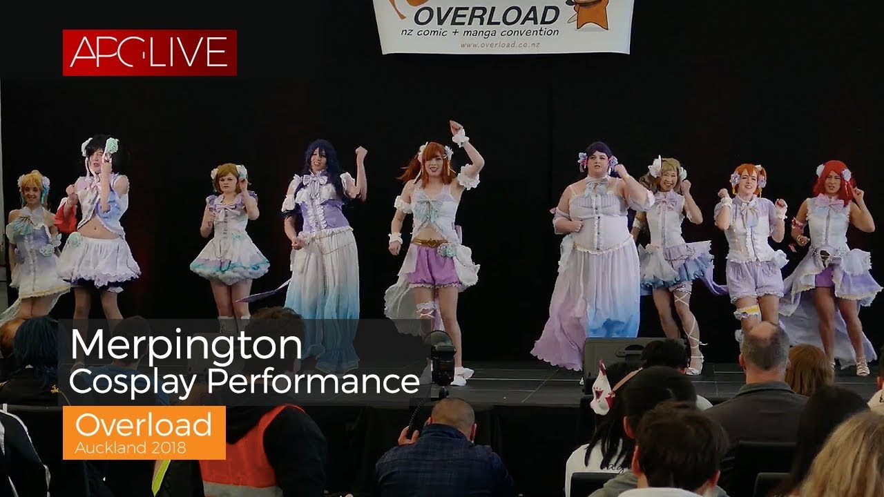 Overload NZ 2018 - Merpington Cosplay Performance [#APGLive] - YouTube