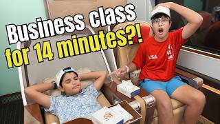We Booked Business Class...for a 14-Minute TRAIN Ride.