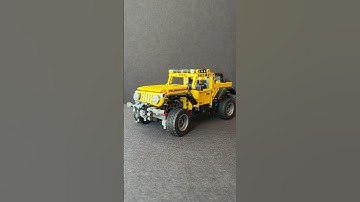 Lego Technic Jeep Wrangler Rubicon 42122 #lego #jeepwrangler #lego42122 #shorts #shortvideo