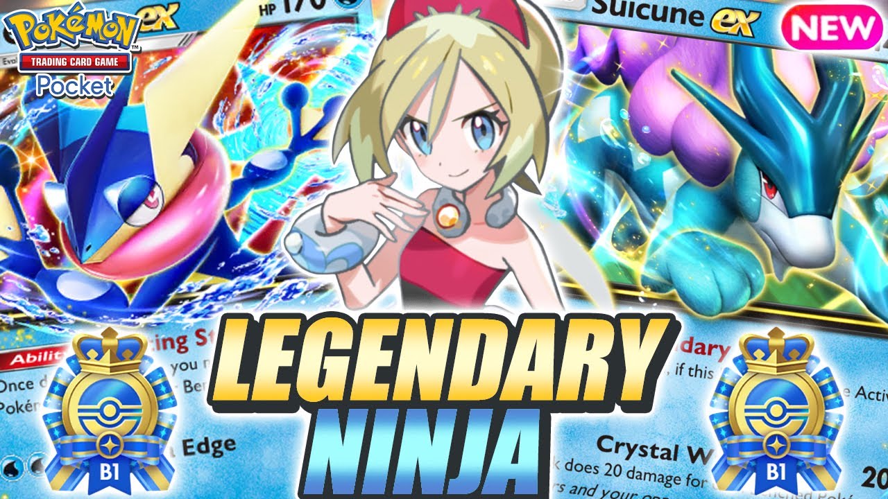 GRENINJA EX is Super Fast in New Mega Rising Emblem Event ! - Pokemon TCG Pocket