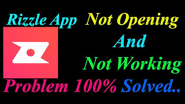 How to Fix Rizzle App  Not Opening  / Loading / Not Working Problem in Android Phone