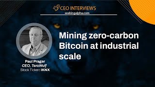 TeraWulf CEO Paul Prager - Zero Carbon Bitcoin (Clip)