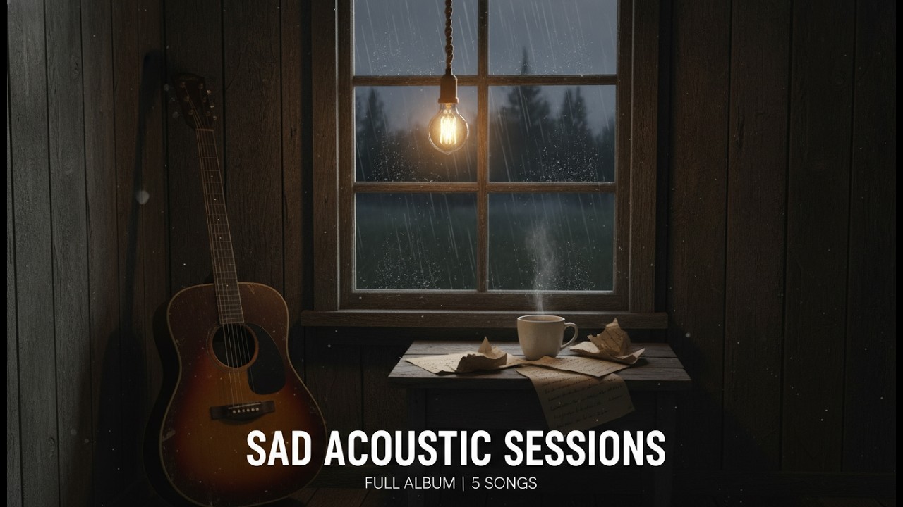 Sad Acoustic Songs to Cry & Sleep To 🌧️ | Full 5-Song Album