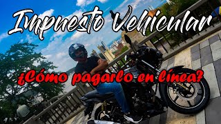 Cómo CONSULTAR y PAGAR el IMPUESTO VEHICULAR sin moverte de tu casa PASO A PASO en 5 minutos