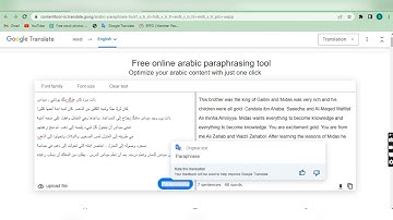 How to Use Arabic Paraphrasing Tool On Contenttool.io