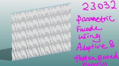 23032 - Revit Adaptive and Pattern Based Family Exercise