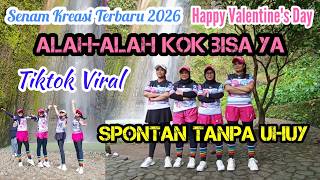Download Lagu DJ SPONTAN TANPA UHUY | ALAH ALAH KOK BISA YA | SENAM KREASI TERBARU | FYP TIKTOK TERBARU 2026 MP3