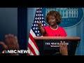 LIVE: White House holds press briefing | NBC News