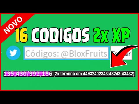 RÁPIDO!! 2 NOVOS CÓDIGOS DO ADM DE DUAS HORAS DE EXP BOOST E FRUTAS GRÁTIS  NO BLOX FRUITS 