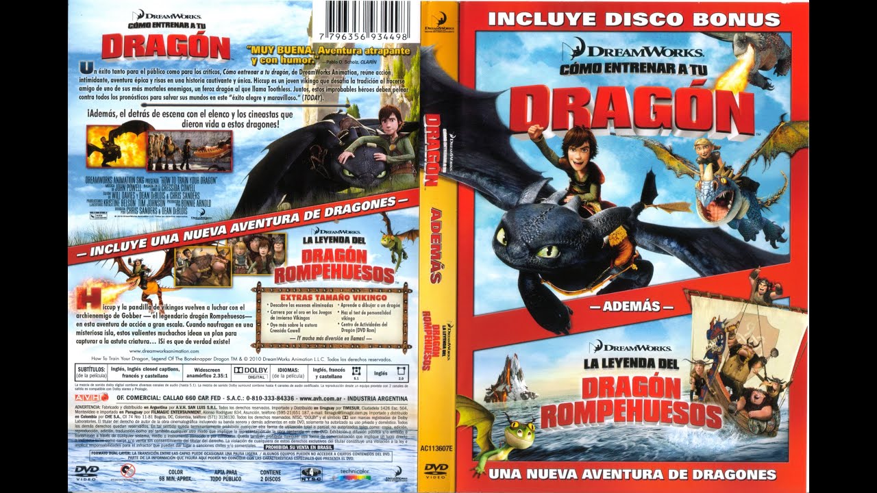 El Mundo Oculto Dragon Cómo Entrenar A Tu Dragón - Edición DVD (¡La  Aventura Más épica Con Tu Dragón Favorito!) Box Set, image size:1280x720