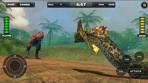 Angry Anaconda VS Dinosaur Simulator 2019 - Android Gameplay HD