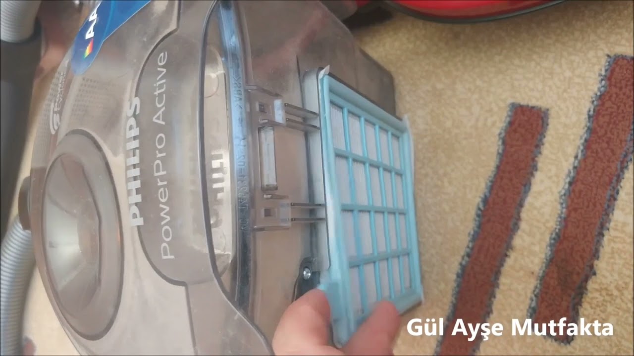 Süpürge Filtresi Yıkamaya Son