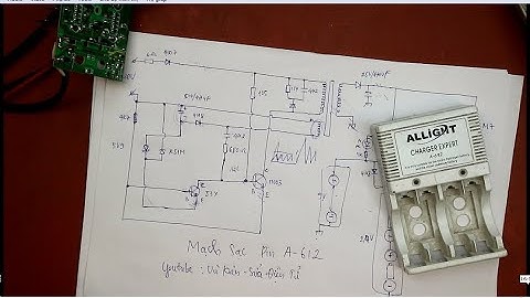 Nguồn xung trên cái sạc Pin này lạ quá các bạn!