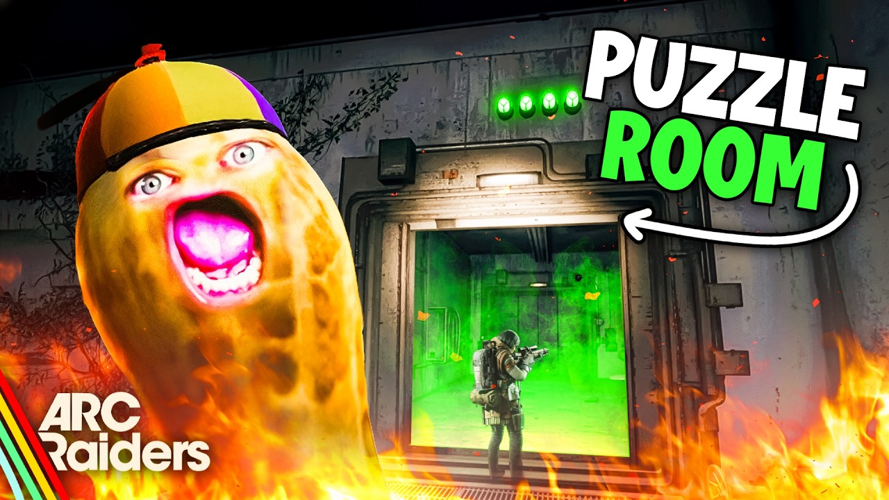 TheBurntPeanut & Friends Could NOT Stop Laughing in the Puzzle Room