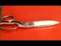 the method of sharpening scissor , qanchi teez karne ka tarika