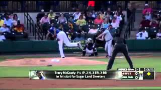 Tracy McGrady Takes The Mound   ESPN Video   ESPN