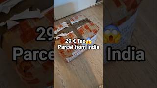 Unboxing Parcel from India 💥😱 #lifeinfrance #frenchtamil #trendingshorts #minivlog