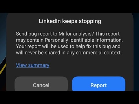How to fix LinkedIn keeps stopping problem 2025 | LinkedIn keeps ...