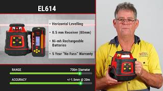 EL614 Rotating Laser with 0.5 mm Receiver - Feature Deep Dive | RedBack Lasers
