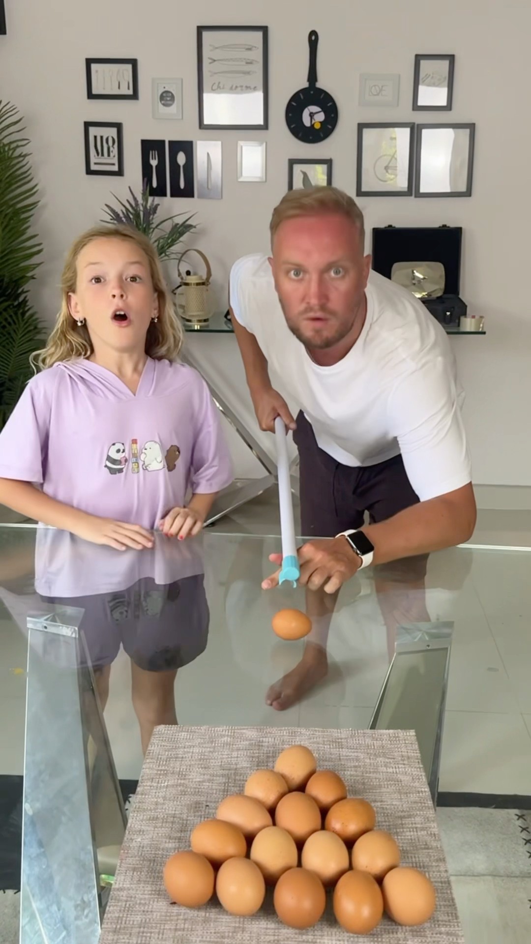 Are they Playing with eggs?
