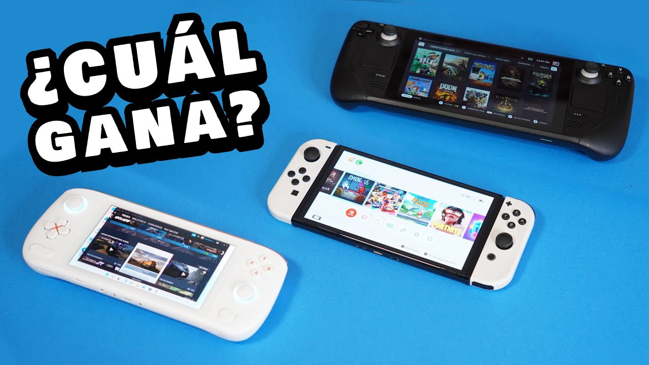 ¿CUÁLES SON LAS MEJORES CONSOLAS PORTÁTILES? 🔥 NINTENDO SWITCH vs STEAM