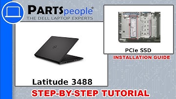 Dell Latitude 3488 (P79G001) PCIe SSD How-To Video Tutorial