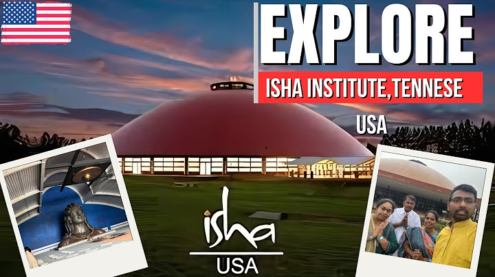 🇺🇸First time మా అత్తయ్య,మావయ్య వాళ్లతో Exploring Isha Institute of Inner -Sciences - TN