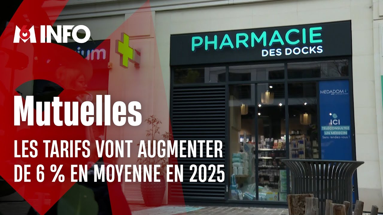 Les mutuelles augmenteront leurs tarifs de 6 % en moyenne en 2025 - YouTube