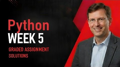 Python Week 5 Graded Assignment |IITM BS Degree | GA Solutions