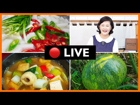 🔴생방송] 고품격 요리방송 [어묵된장찌개, 초가을동치미, <strong>호박전</strong>]  #요리라이브 #cookingshow 221009