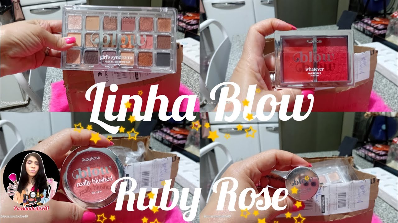 ABERTURA DE📦CAIXA📦RUBY ROSE📦LINHA BLOW📦POR THAIS HELENA