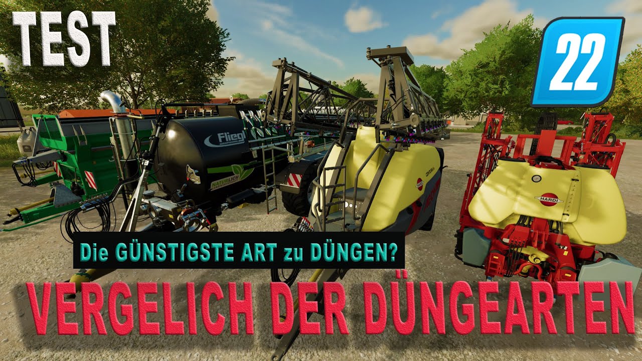 LS22 Test - Dngerverbrauch - Welche Dngeart ist am Gnstigsten?