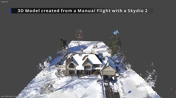 Winter House 3D Model - Skydio 2