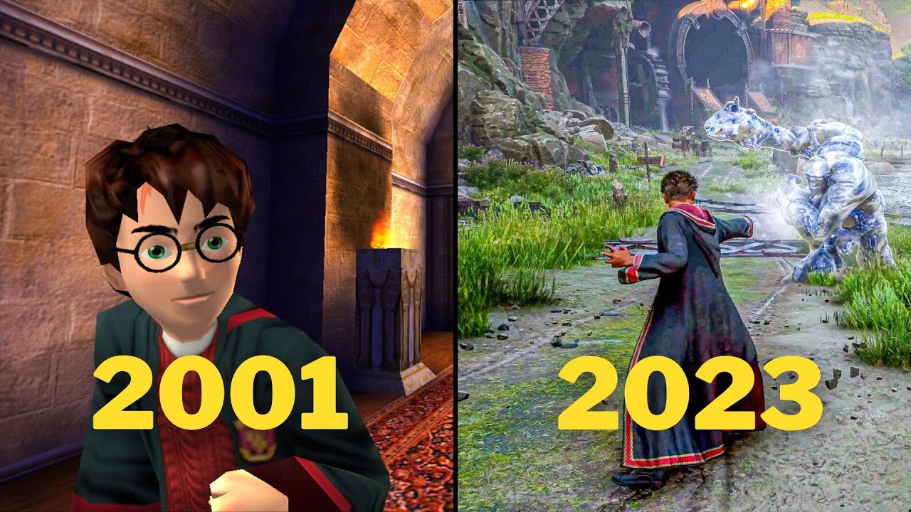 Evolution of Harry Potter Games [2001-2022] NEW HOGWARTS LEGACY