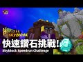 Hypixel Skyblock 快速鑽石挑戰? 用幾多時間可以由零開始搵到鑽石? ft. @PenguinK1A