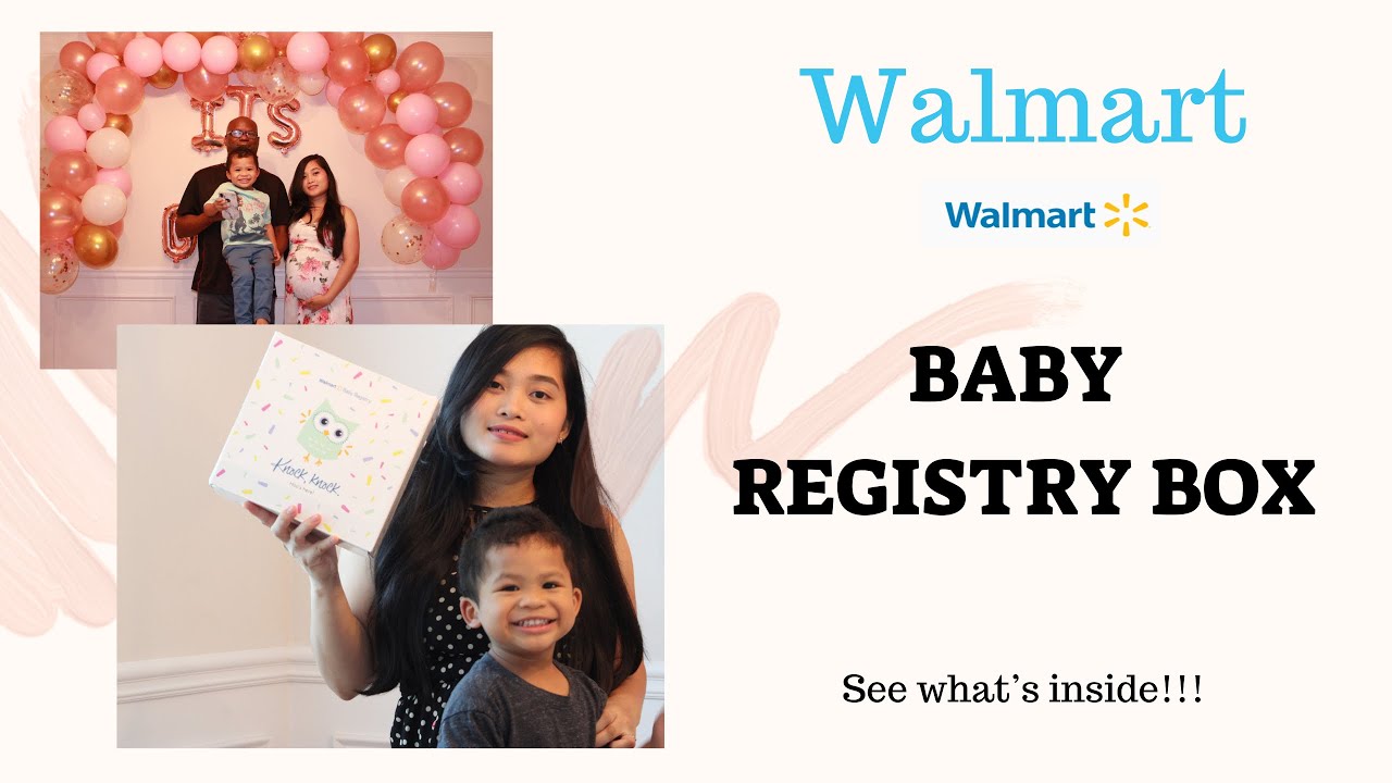 UNBOXING WALMART BABY REGISTRY BOX 2020 THE SAMUELS SQUAD YouTube
