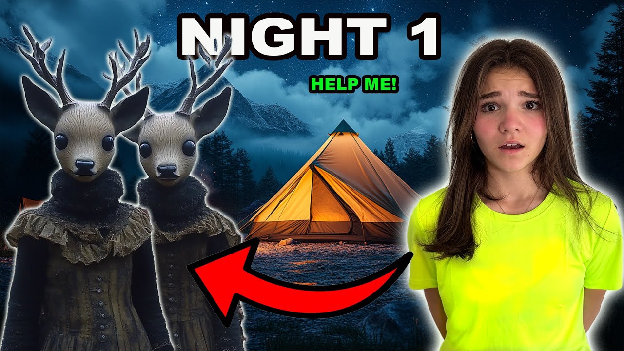 I Survived 99 Nights In The Forest IN REAL LIFE.....The First Night!