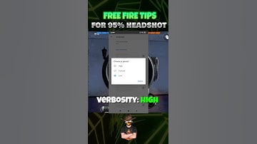 Secret Setting For EASY Headshots 😱 | Free Fire Shorts Tips 2/100